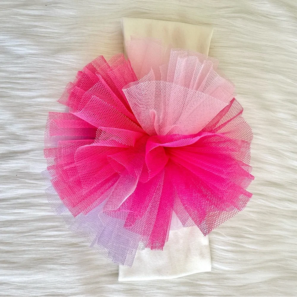 COLORFUL POM HEADBAND